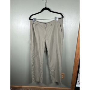 REI Men's Size 36x32 Lightweight Tan Beige Pants Gorpcore Outdoors Casual Dressy